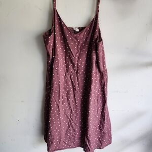 Maurices Polka Dot Sleeveless Dress Size Xl